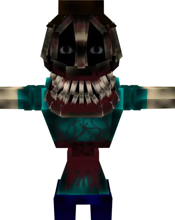 Hellish mimic creature with sharp teeth