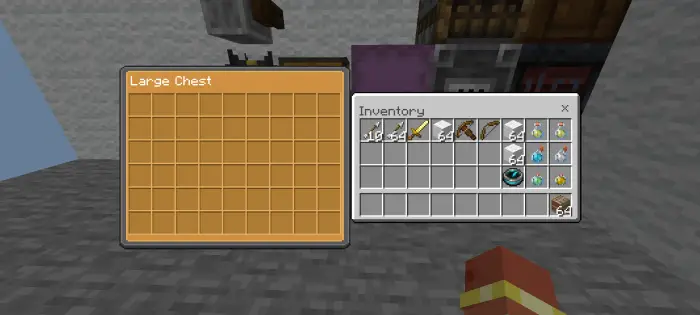 Modernized chest and inventory UI redesign
