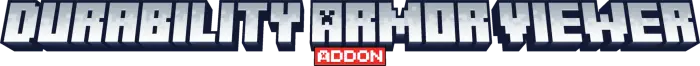 Durability Armor Viewer Addon logo