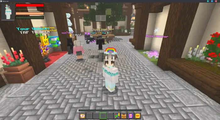 Colorful character in revamped game UI