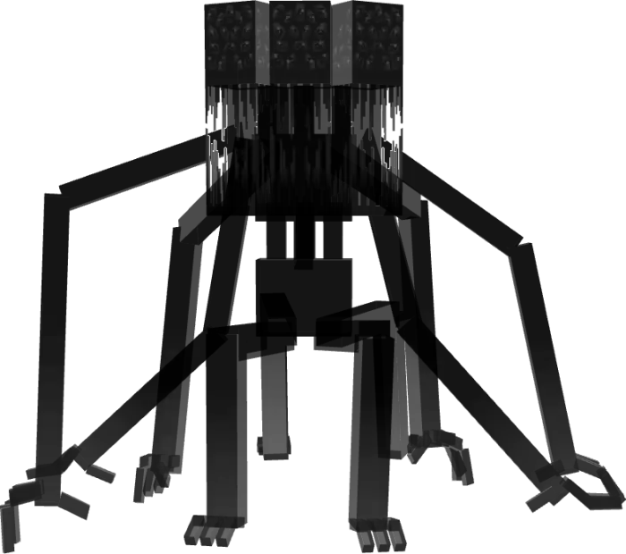 Shadowy, menacing horror mob boss figure