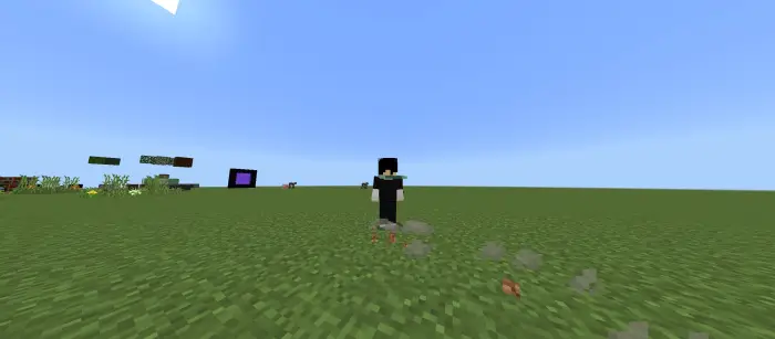 Character walking with varied particle effects