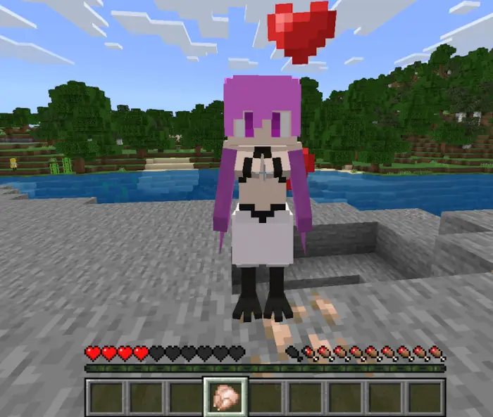 Tameable spider hybrid companion with heart