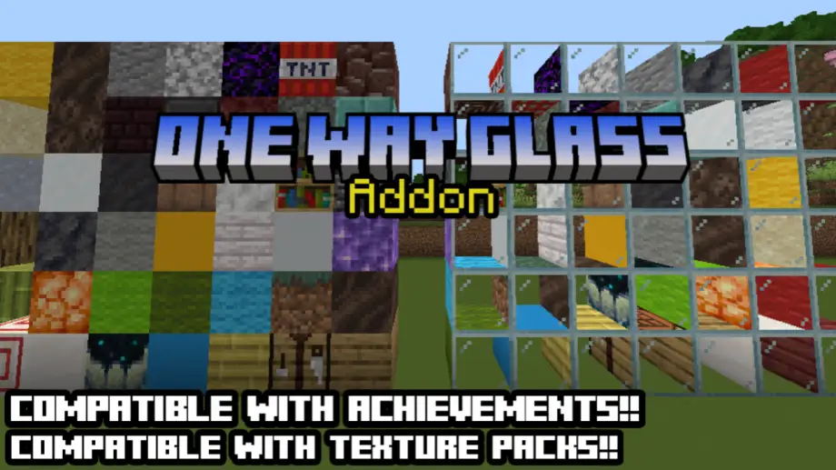 Thumbnail: One Way Glass (Achievements And Texture Pack Compatible)