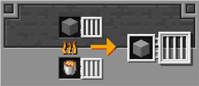 ALT Smelting stone with iron bars recipe