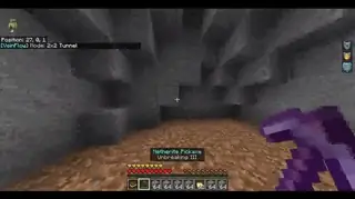 ALT Automated mining tunnel with pickaxe