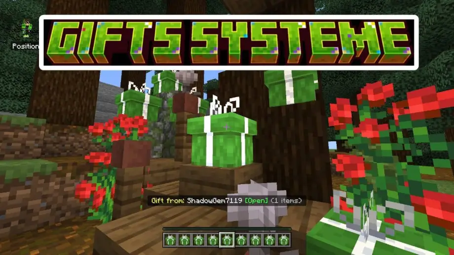 Thumbnail: Gifts Systeme "send gifts to your friends and players"