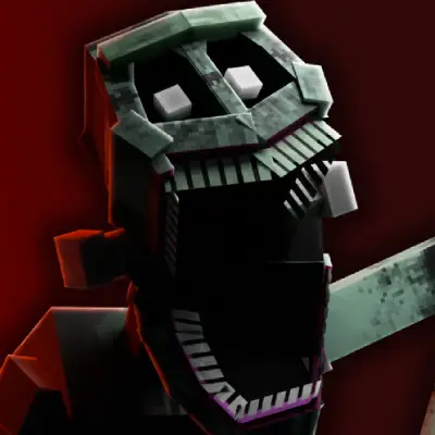 Tall green horror mob with yellow eyes