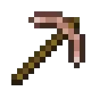 Rose gold alloy pickaxe pixel art