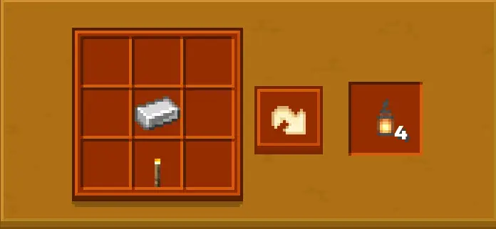 ALT Crafting recipe for lanterns shown
