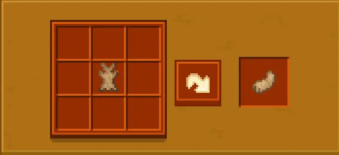 Totem crafting recipe display