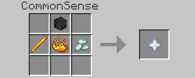 Custom recipe for crafting a nether star