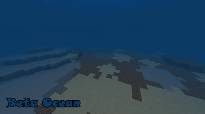 Underwater beta-style ocean terrain