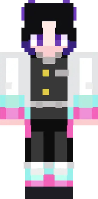 Pixelated Funko-style Demon Slayer skin