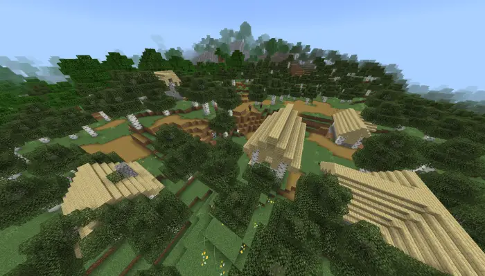 ALT Expanded village structures in a forest