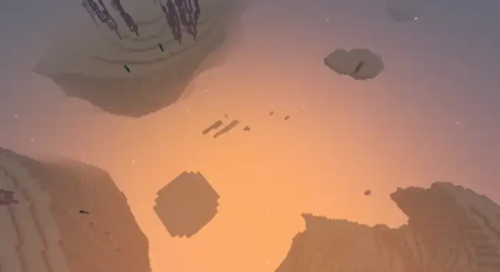 Soft ambient lighting over blocky terrain