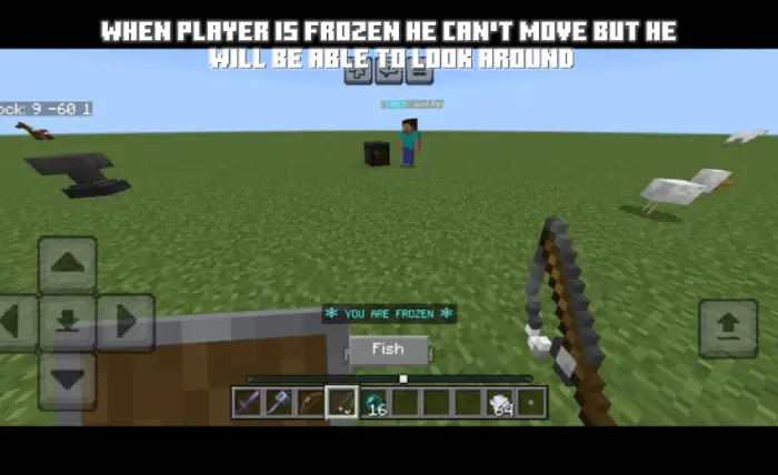 Player frozen status with rank system UI