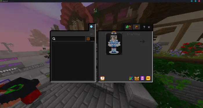 Futuristic purple and red themed game GUI