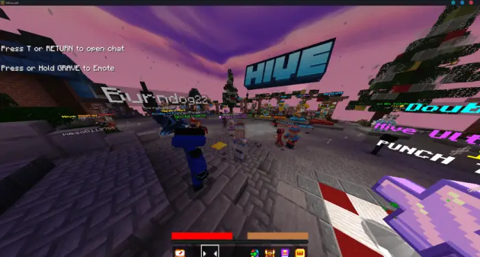 Undertale-themed HUD with players in lobby