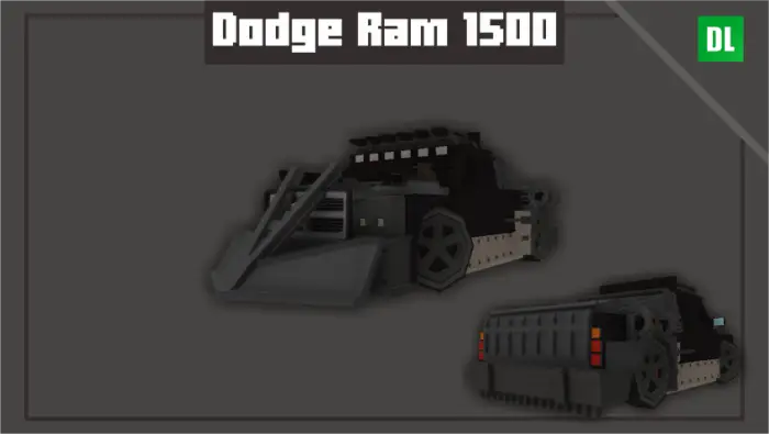 Armored Dodge Ram 1500 with combat upgrades