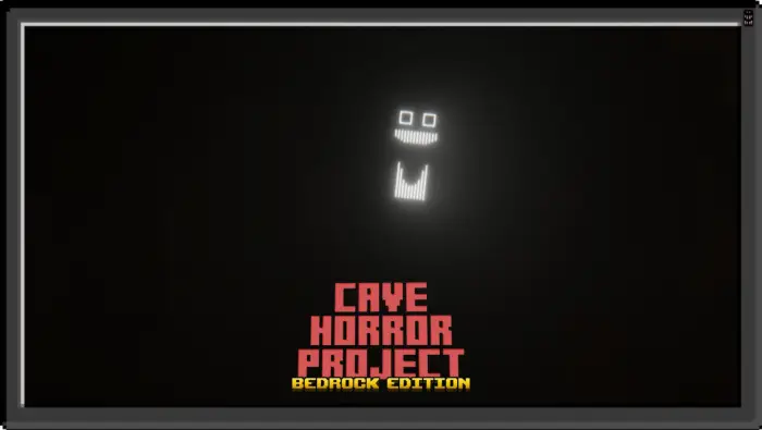 Glowing eerie face above project logo