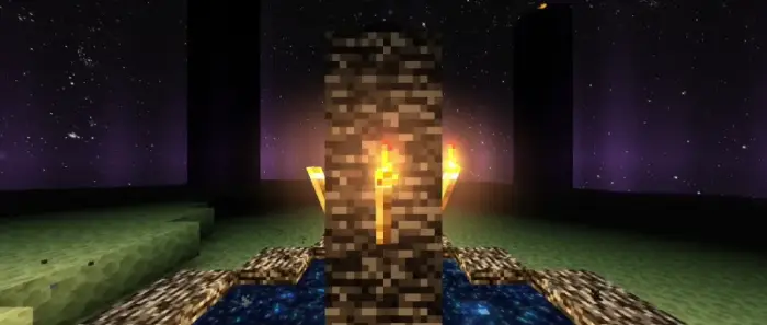 Glowing portal with enhanced lighting effects