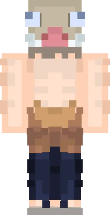 Funko-style boar-masked character skin