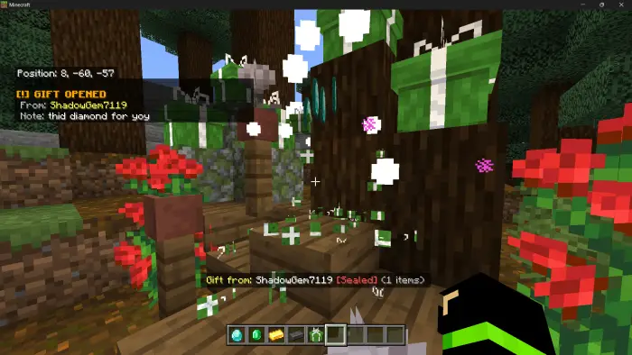 ALT Virtual gifts with particle effects