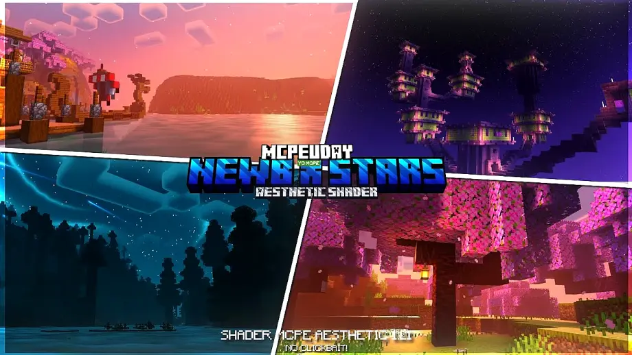 Thumbnail: NEWB X STARS Shader for Minecraft 1.21+