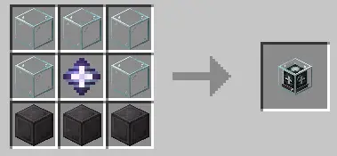 Crafting recipe for summoning beacon