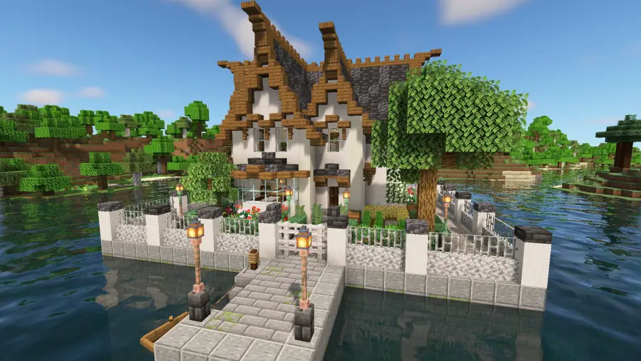 Thumbnail: Elven Minecraft Survival Island