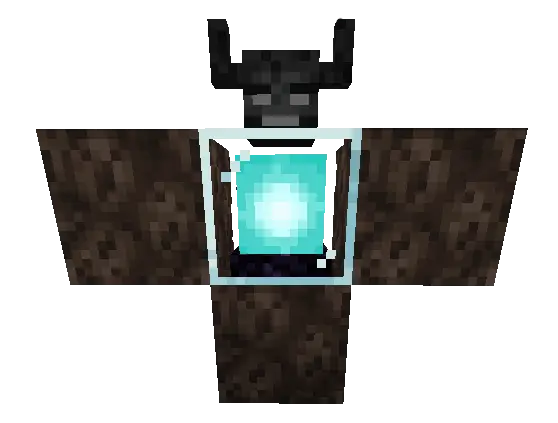 Soul blocks with beacon and skull structure