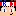 Pixelated character with a red, white, blue hat