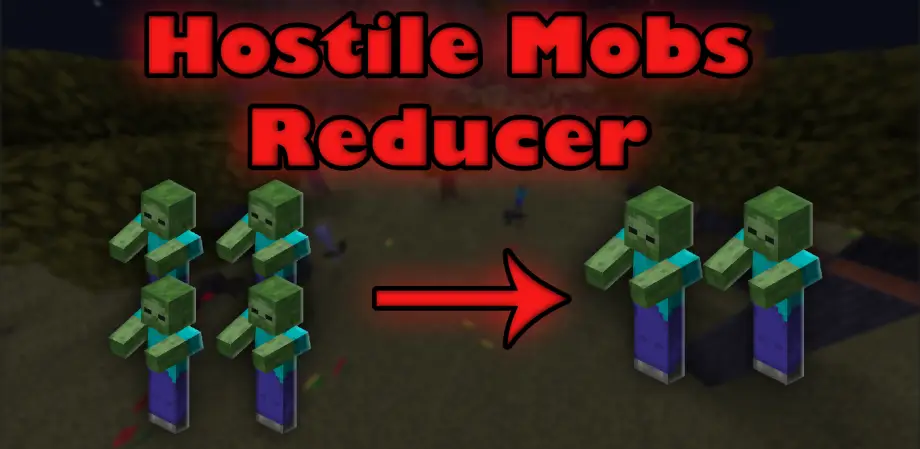Thumbnail: Hostile Mobs Reducer 1.21.130+ [Achievement Friendly]
