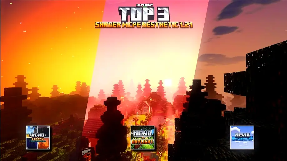 Thumbnail: Top 3 Realistic Minecraft PE Shaders