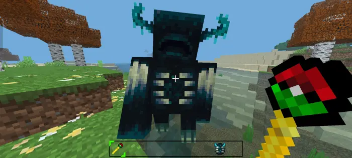 Player catches large mob with a special wand