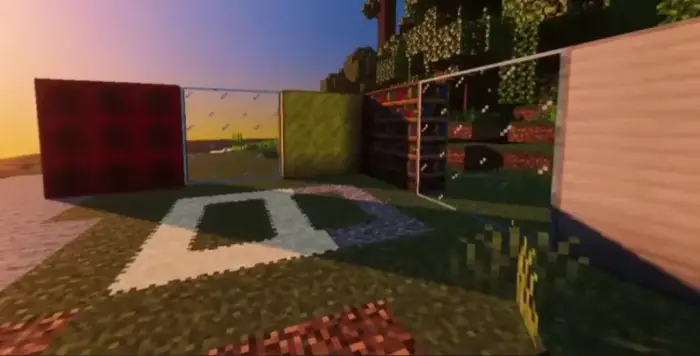 Seamless connected blocks in sunlight