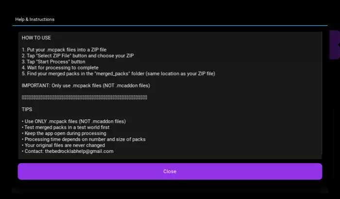 ALT Instructions for merging addon packs