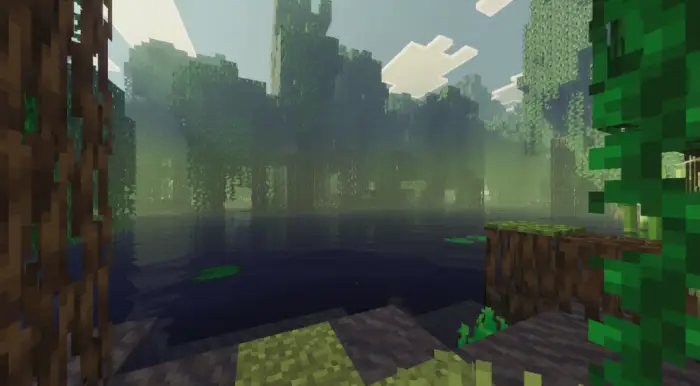 Realistic water reflections and soft lighting