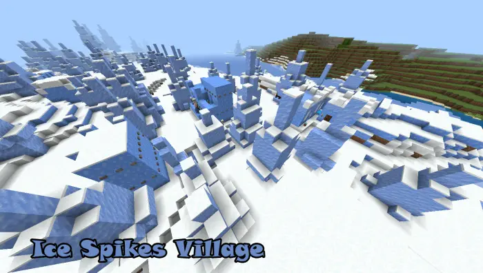 Ice Spikes village with snowy terrain