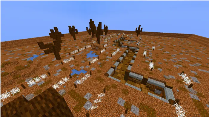 ALT Detailed trench map with barren terrain