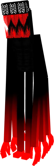 ALT Ominous red-black pillar with jagged teeth