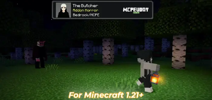 ALT Creepy forest scene with two spooky figures