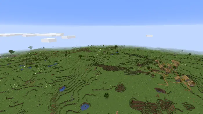 Wide, flat terrain with minimal hills