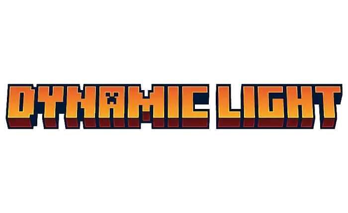 Dynamic Light mod logo in blocky font