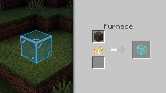 Soul sand smelted into morphing glass