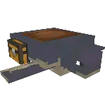 Blocky flying mount with chest and saddle