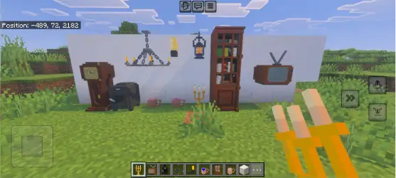 Various decorative furniture items outdoors