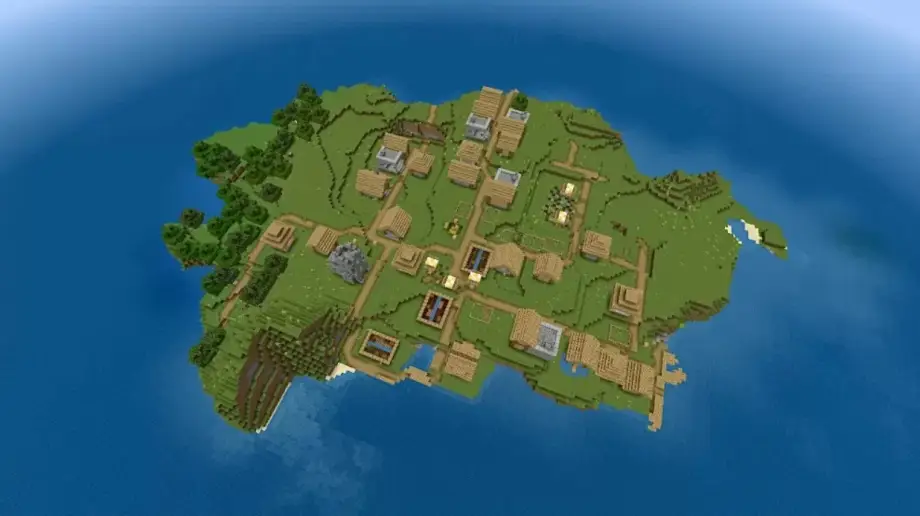 Thumbnail: Village with Five Blacksmiths Seed