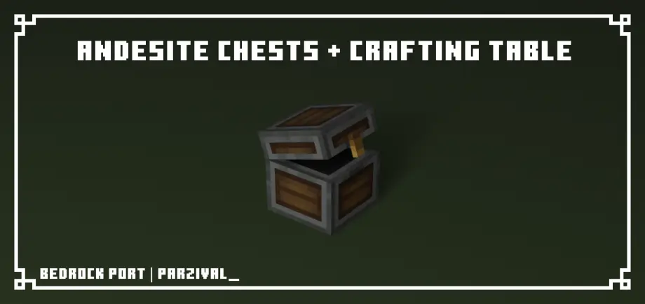 Thumbnail: Andesite Chests + Crafting Table